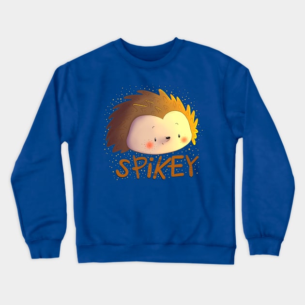 Spikey the Hedgehog - Onesie Design - Onesies for Babies Crewneck Sweatshirt by Onyi